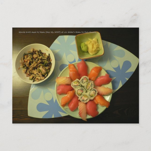 A Loving Meal... Postcard (Front)