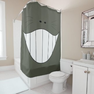 A loving smile of a Mouth 001 Shower Curtain