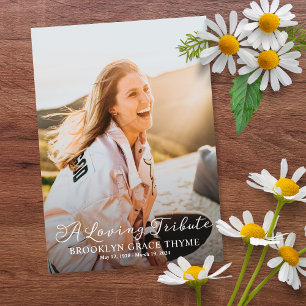 A Loving Tribute Full Photo Memorial Program