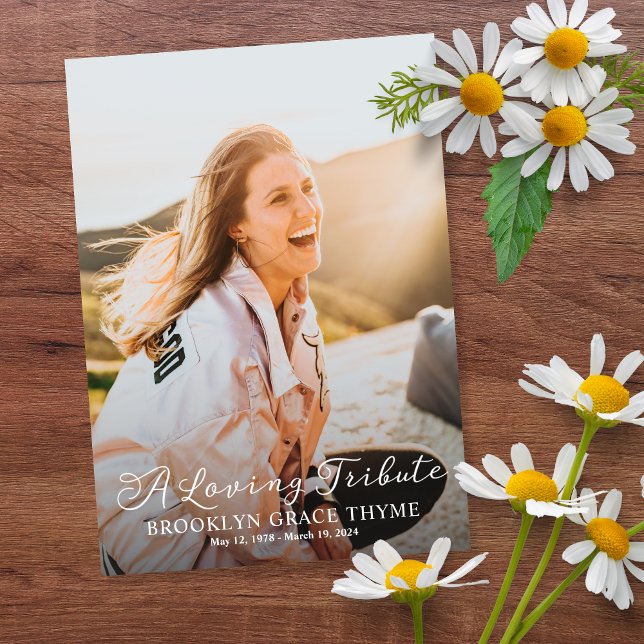 A Loving Tribute Full Photo Memorial Program (Creator Uploaded)