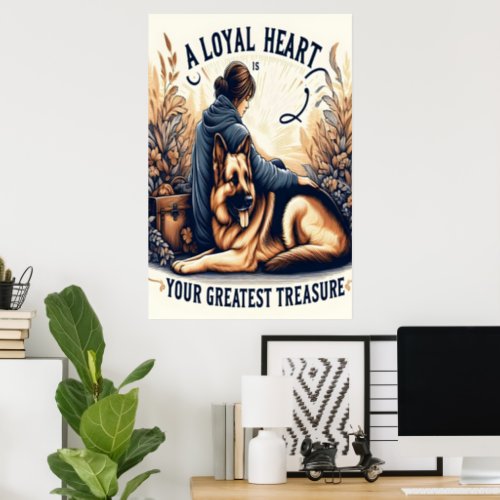 A Loyal Heart and a Faithful Friend Poster