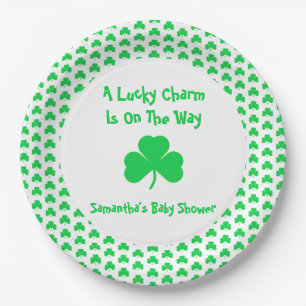 A Lucky Charm Is On The Way Paper Plates