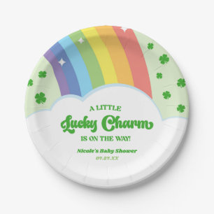 A Lucky Charm St. Patrick's Day Baby Shower Paper Plates
