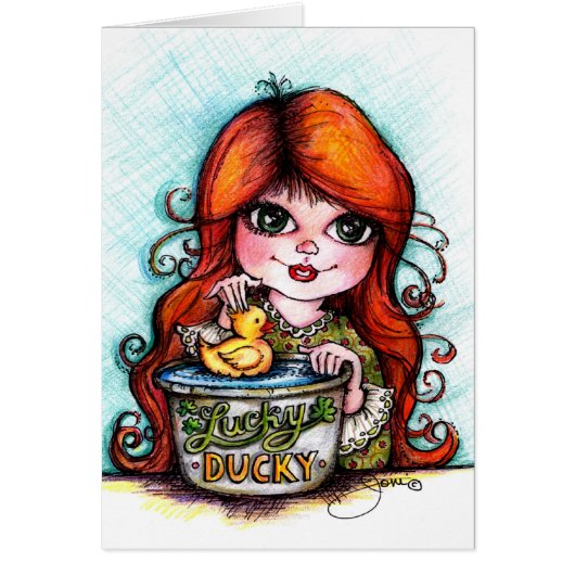 A Lucky Ducky! Cards (Front)