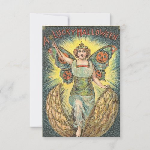A Lucky Halloween Vintage Invite