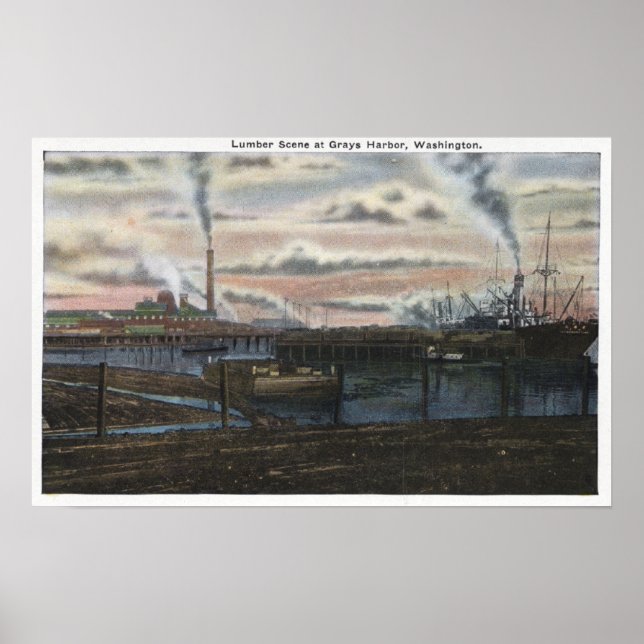 A Lumber Scene Poster (Front)