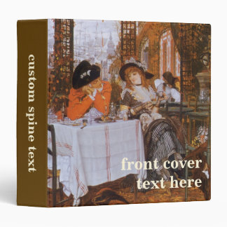 A Luncheon (Le Dejeuner) by James Tissot 3 Ring Binder