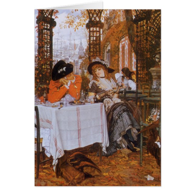 A Luncheon (Le Dejeuner) by James Tissot Cards (Front)