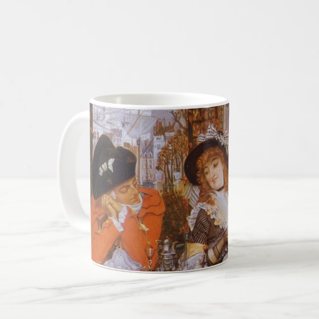 A Luncheon (Le Dejeuner) by James Tissot Coffee Mug (Front Left)