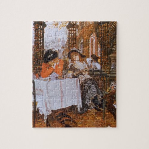 A Luncheon Le Dejeuner by James Tissot Jigsaw Puzzle