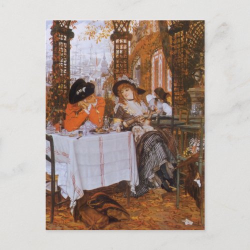 A Luncheon Le Dejeuner by James Tissot Postcard