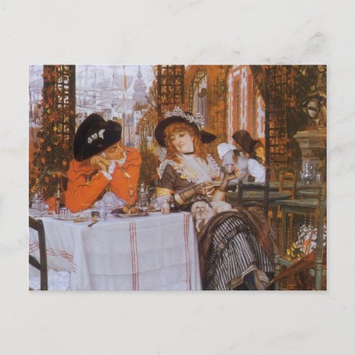 A Luncheon Le Dejeuner by James Tissot Postcard