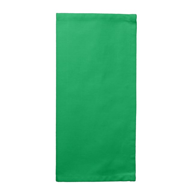 A lush green fern with delicate, intricately patte cloth napkin (Half Fold)