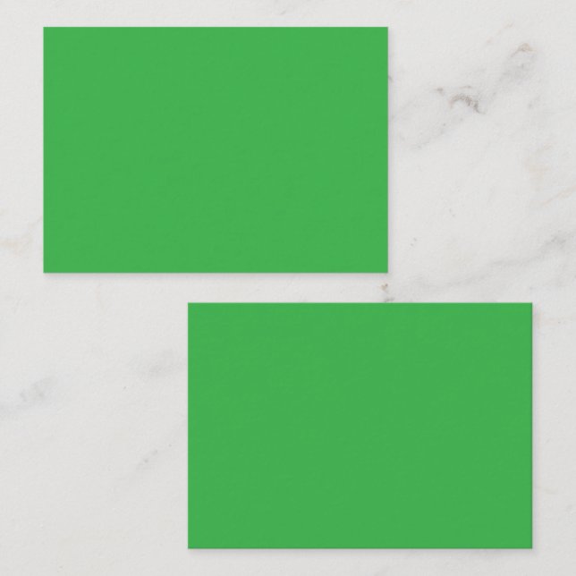 A lush landscape filled with dense green trees and appointment card (Front/Back)
