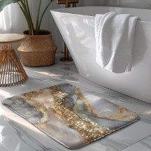 A luxurious gold and white marble background