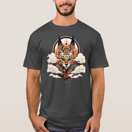 A lynx spirit watercolor T_Shirt