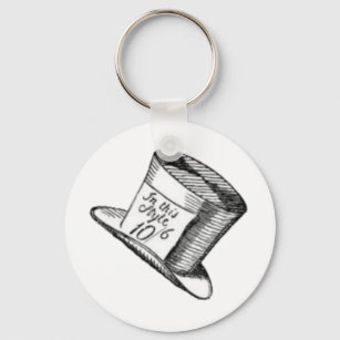 A Mad Hatter Hat Keychain