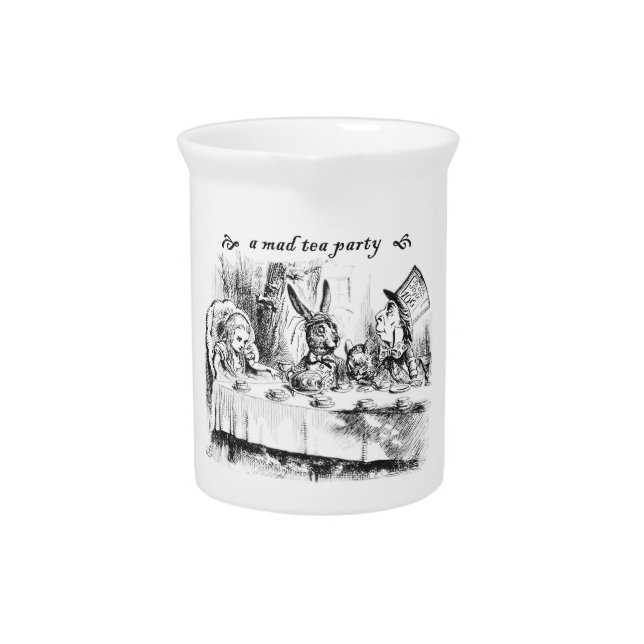 A Mad Tea Party - Alice in Wonderland Pitcher (Front)