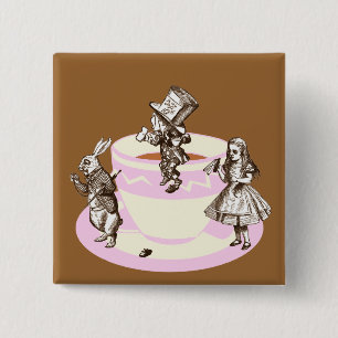 A Mad Tea Party Button