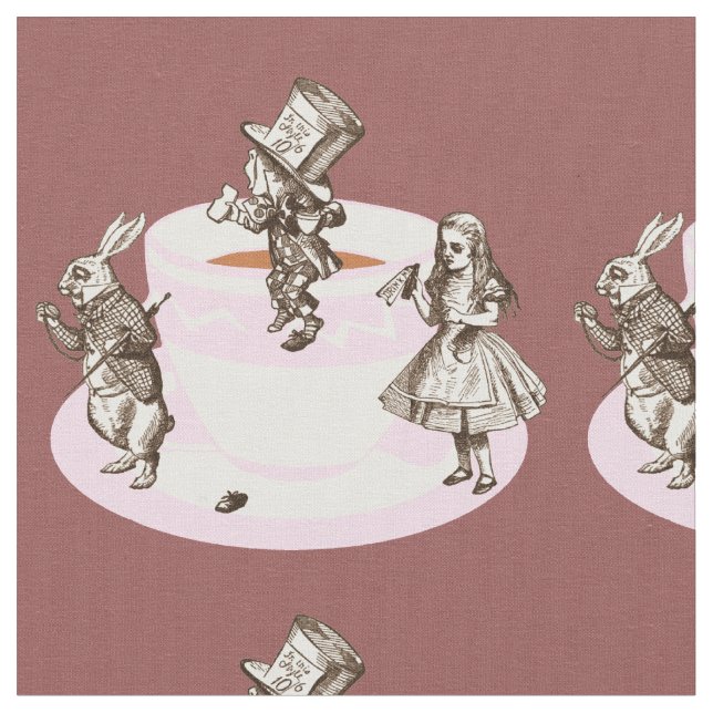 A Mad Tea Party Original Fabric (Close Up)