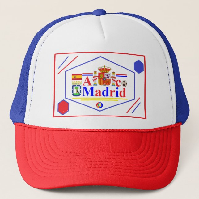 A . Madrid 12 Kappe Trucker Hat (Front)