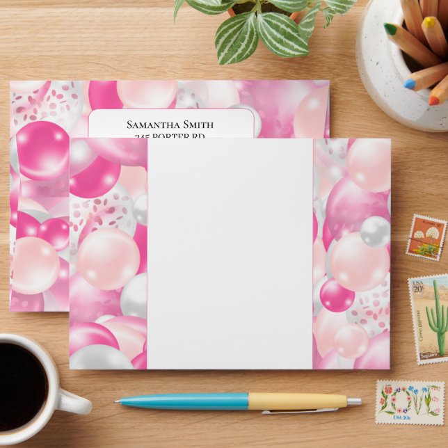 A Magical 1st Birthday Celebration Awaits Envelope (Desk)