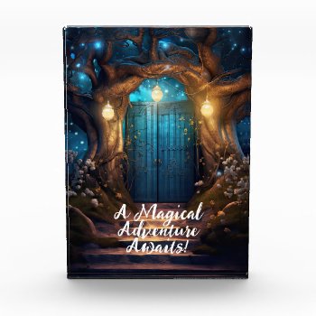 A Magical Adventure Awaits Retirement Gift Photo Block by azlaird at Zazzle