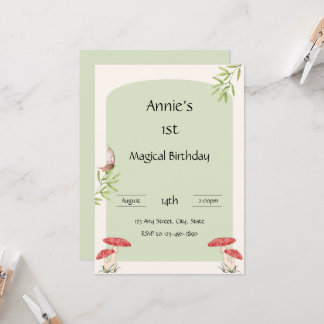 A magical birthday invitation