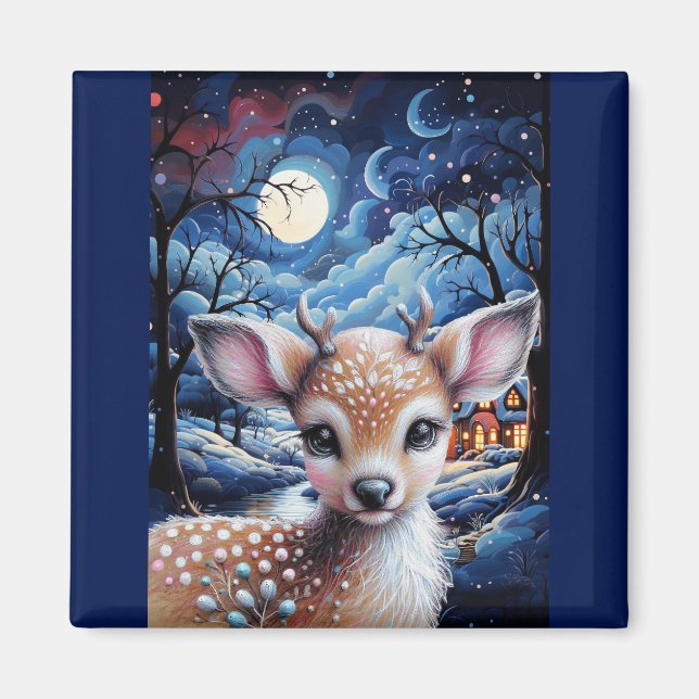 A MAGICAL CHRISTMAS EVE Magnet (Front)