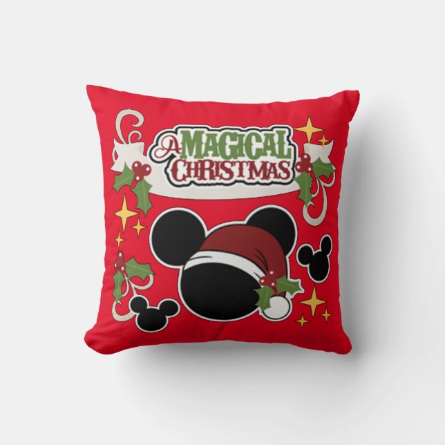 A Magical Christmas Throw Pillow (Front)