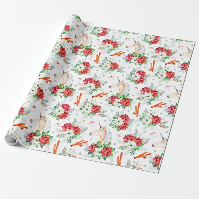 A Magical Christmas Wrapping Paper (Unrolled)