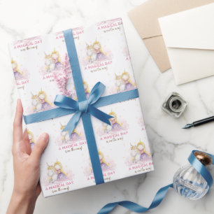 A Magical Day Unicorn Birthday Party Wrapping Paper