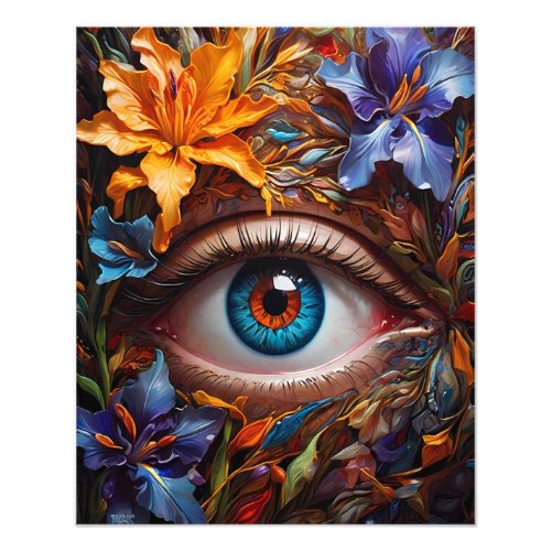 A magical eye its mysterious allure captivating  photo print