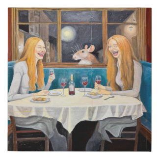 A Magical Guest Faux Canvas Print