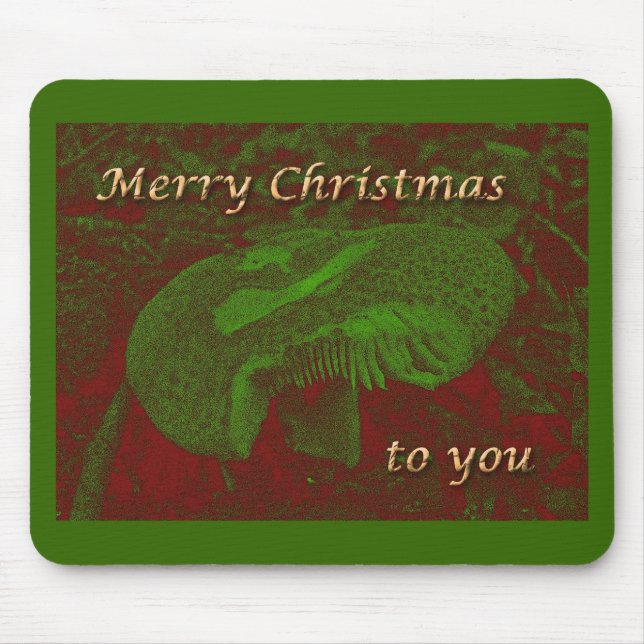 A Magical Mystical 'Shroom for Christmas Mouse Pad (Front)