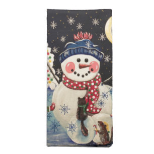 "A Magical Night in the Snow" Napkin