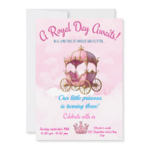 A Magical Princess Party Invitation