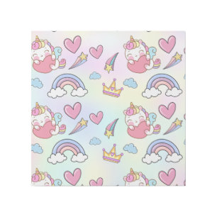 A Magical Rainbow Unicorn Pattern Birthday Party Gallery Wrap