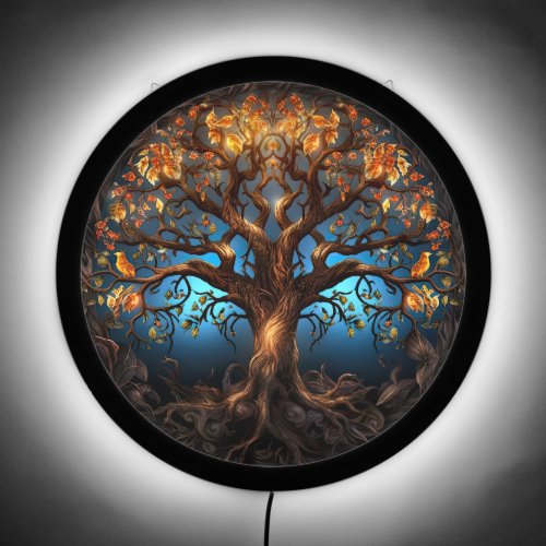 A Magical Tree of Life LED Sign