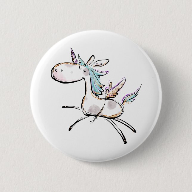 A Magical Unicorn Button (Front)