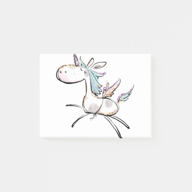 A Magical Unicorn Post-it Notes (Front)