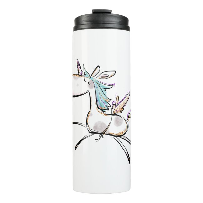 A Magical Unicorn Thermal Tumbler