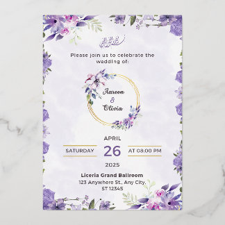 A Magical Wedding Invitation Foil Invitation