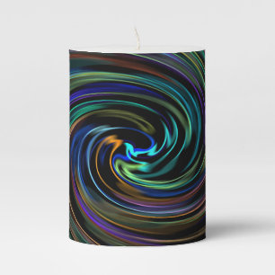 A Magical Whirlwind Pillar Candle