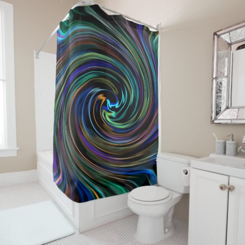 A Magical Whirlwind Shower Curtain