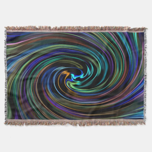 A Magical Whirlwind Throw Blanket (Front)