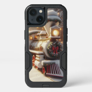 A Magical Winter Wonderland Christmas Train iPhone 13 Case