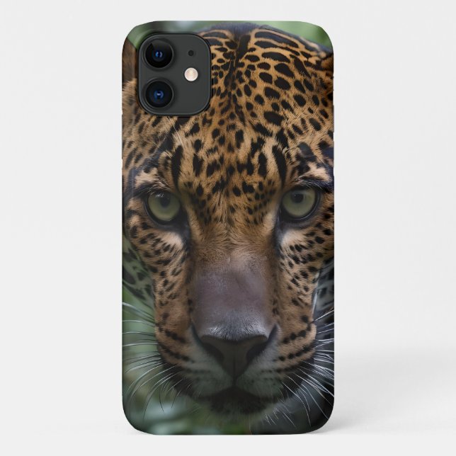 A Magnificent Jaguar Is Stalking In The Forest, Case-Mate iPhone Case (Back)