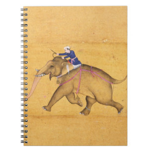 A Mahout riding an Elephant, from the Large Clive Notebook