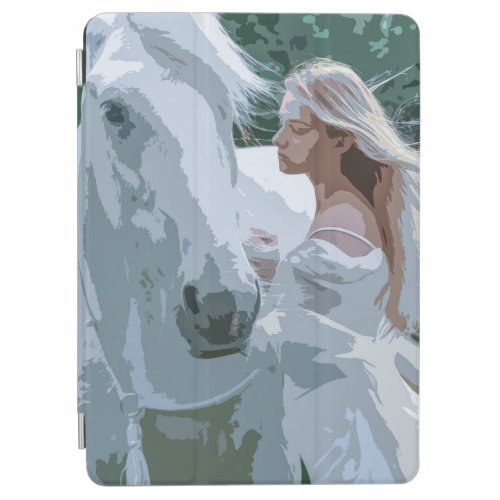 A Maiden and a White Horse  iPad Air Case